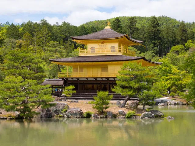 Kinkaku-ji on an October Morning in Kyoto